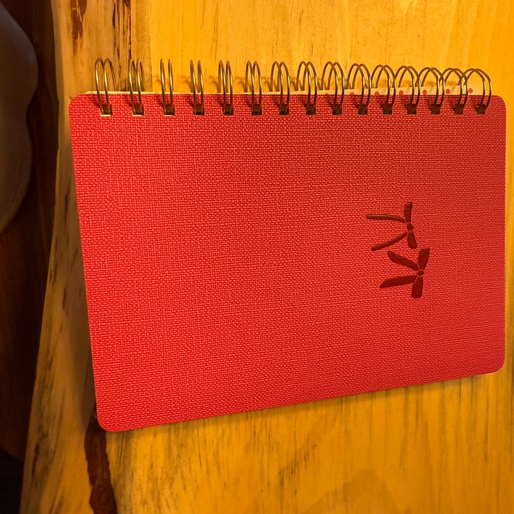 Source Unknown Red Spiral Notebook
